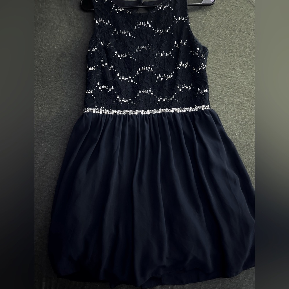 Navy blue dress